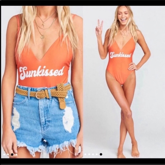 NWT Show Me Your MuMu Sunkissed Siesta Key One Pc - Picture 1 of 4